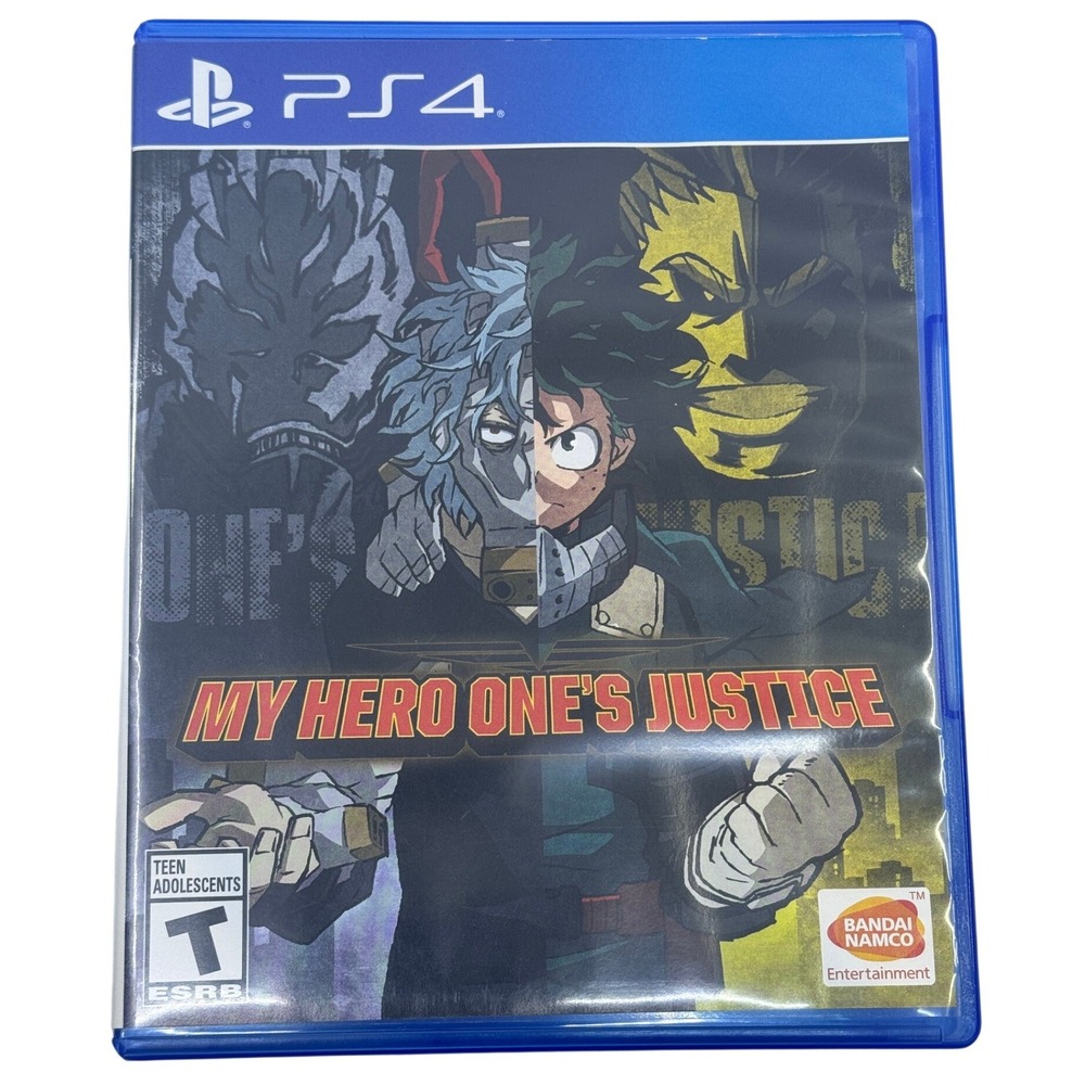 My Hero One's Justice Sony PlayStation 4 PS4 Bandai Namco Anime Fighting Game